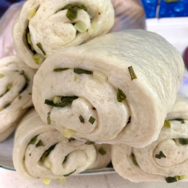 很香的-香蔥饅頭 : Mei-ying Huang一起做