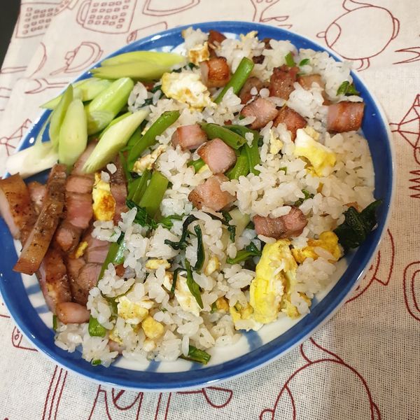 【一個人的廚房】鹹豬肉炒飯：陳北鼻 一起做