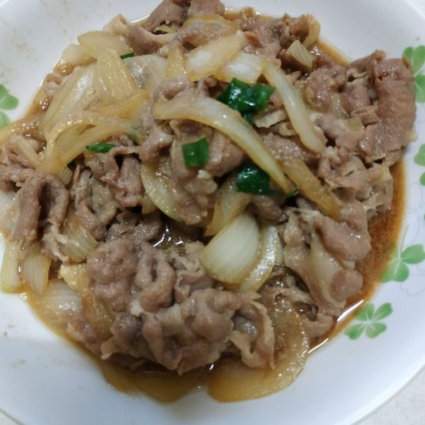 洋蔥炒豬肉 : Datsuen一起做