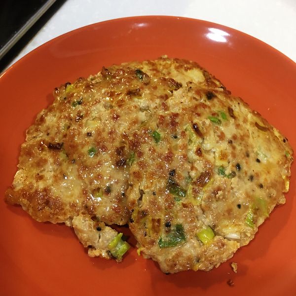 香蒜蔥香胡椒肉餅：Denise Chen 一起做