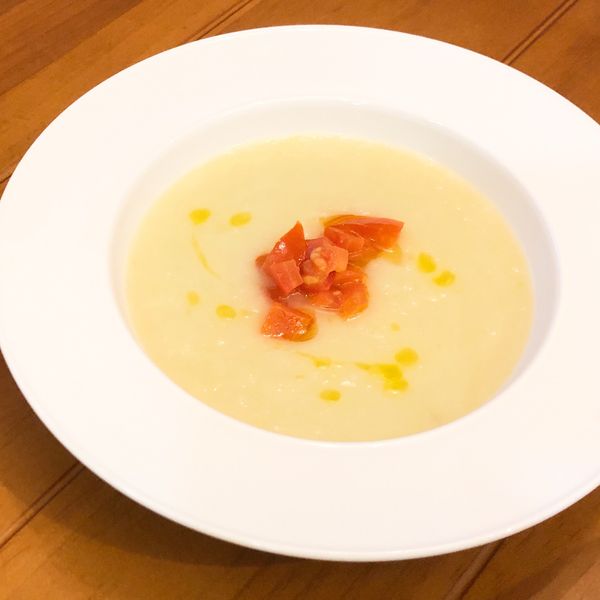 白蘆筍濃湯：走山超男子 一起做