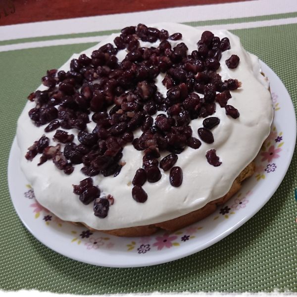 紅豆抹茶鮮奶油蛋糕 : Jane一起做