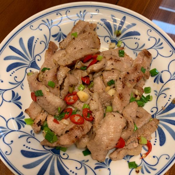 煎椒鹽松阪豬（便當菜） : Eveyeh126一起做