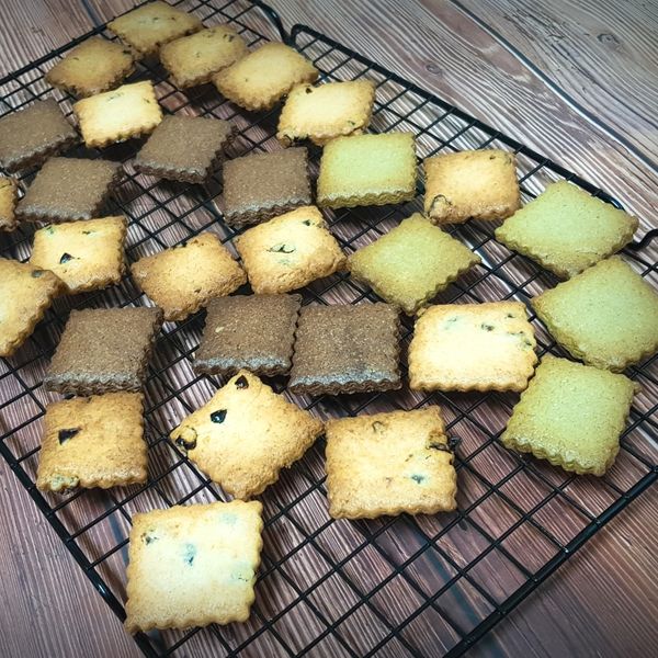 手工餅乾 杏仁巧克力 蔓越莓口味 : Janice's Bak Lab一起做