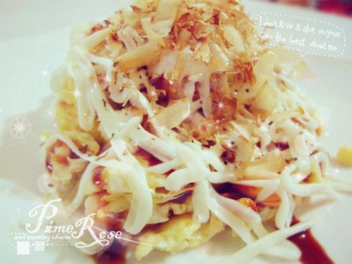 素食大阪燒 : 馬君一起做