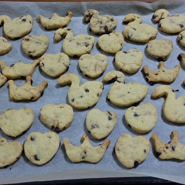 巧克力豆餅乾:林欣宜 一起做