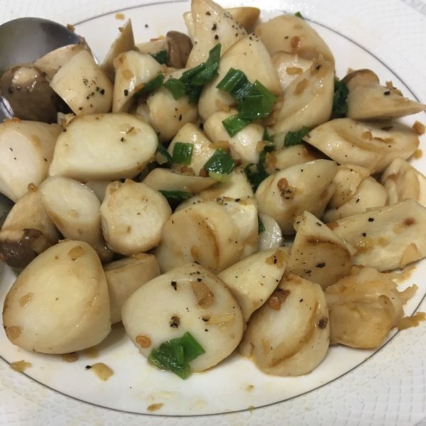 熱炒椒鹽杏鮑菇 : Sharry Wang一起做