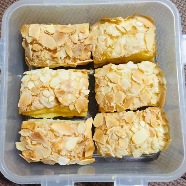 輕鬆手作 杏仁千層酥條 : (๑•̀ㅁ•́๑)✧一起做