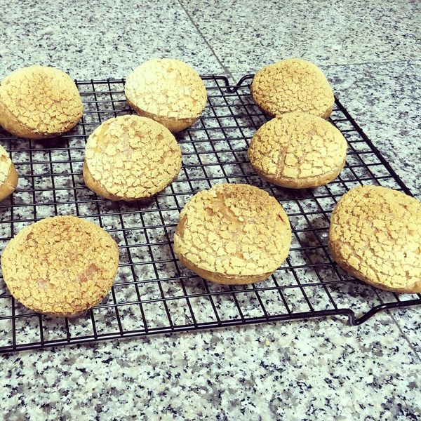 🧡脆皮餅乾卡士達泡芙🧡 (實作影片) : Mei Yu Chen一起做