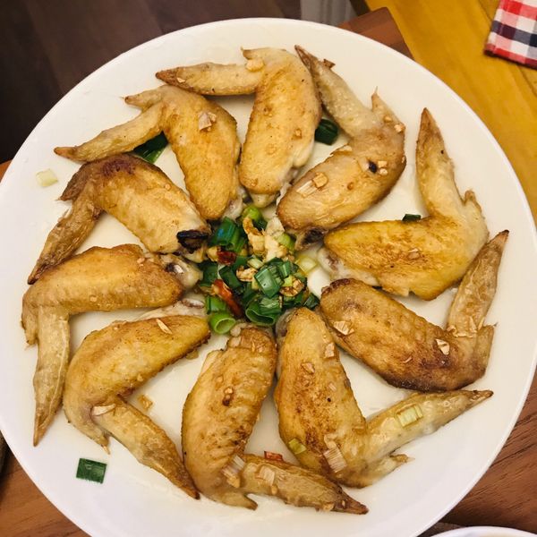 免炸椒鹽雞翅~美味下酒菜:sandrine 一起做