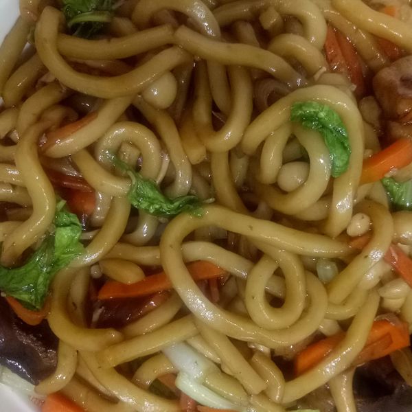 日式炒烏龍麵：Odoya Li 一起做