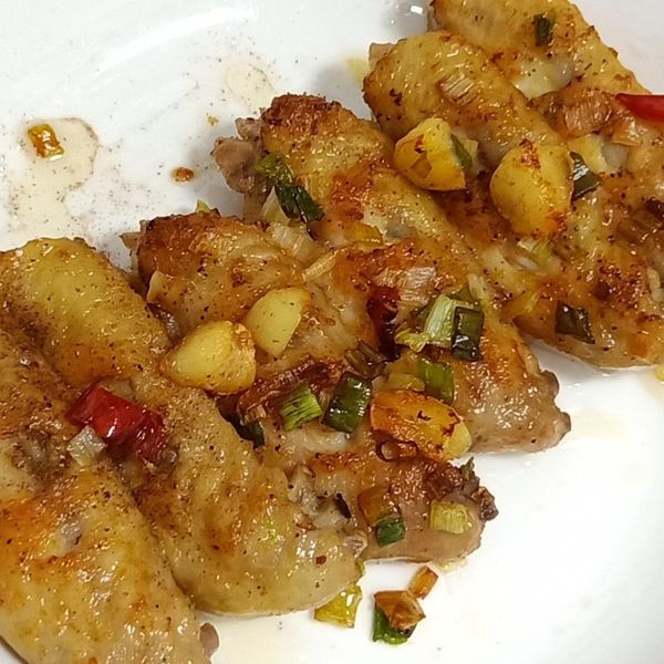 免炸椒鹽雞翅~美味下酒菜:Alan Yang 一起做