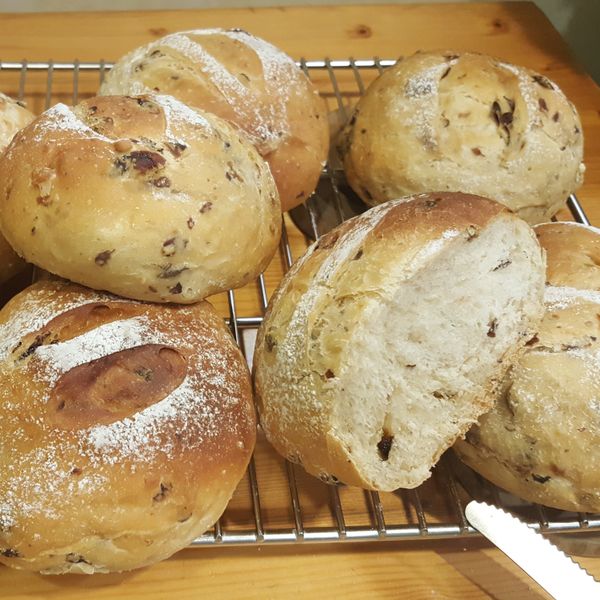 優格果乾軟麵包(免揉):蔡玲津 一起做