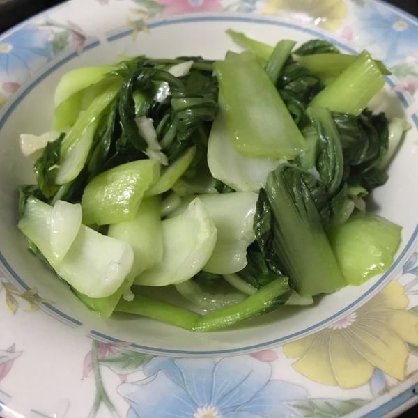 清炒青江菜：Landy Liu 一起做