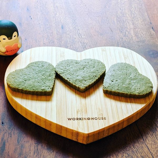 抹茶餅乾 : 企鵝太太一起做