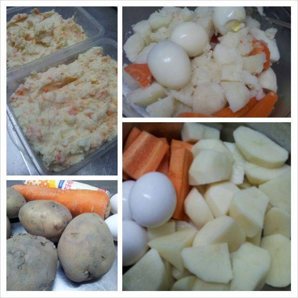 夏天的馬鈴薯沙拉。 : Yi-Wen Lin一起做