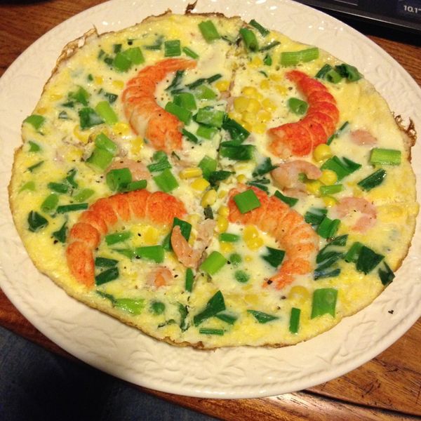 Mimi♥海鮮蛋餅：Wei 一起做