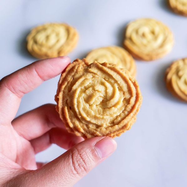 【甜牙齒】一口接一口的奶酥餅乾Danish butter cookies : 蔡瑞比一起做