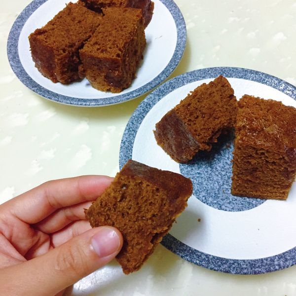 香Q黑糖糕。電鍋版 : 蔡瑞比一起做