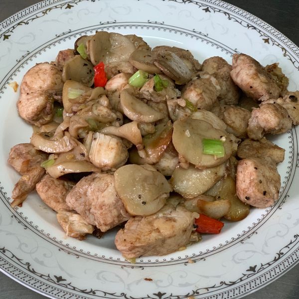 15分鐘便當菜-椒鹽嫩雞杏鮑菇 : Julia Wang一起做