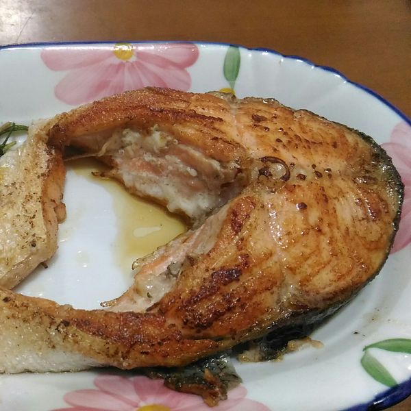 奶油潤煮鮭魚排 : Kaizongmingyiz一起做