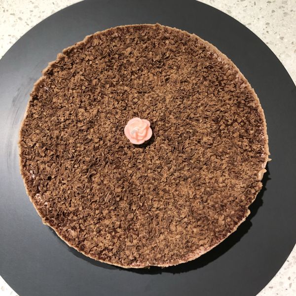 免烤巧克力起司蛋糕[明治巧克力] : 丁胚牙一起做