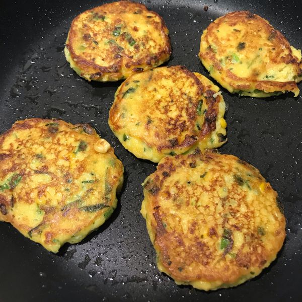 煎玉米餅 【超多玉米版】 : 一蘭一起做