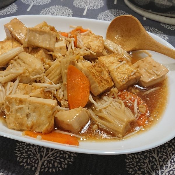 金針菇豆腐燒：Elsa 一起做