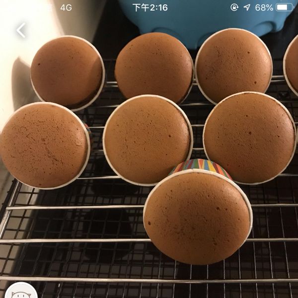 法芙娜可可戚風杯子蛋糕（燙麵戚風） : shine一起做