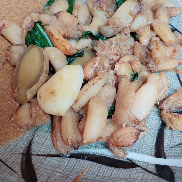 超簡單的～三杯蟹管肉 : yumi一起做