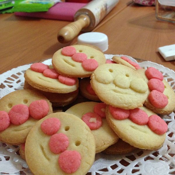 麵包超人餅乾 : 李岱謹一起做