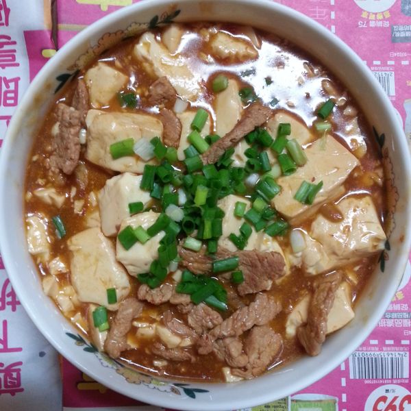 [便當菜料理]豬肉片麻婆豆腐：Eva 一起做