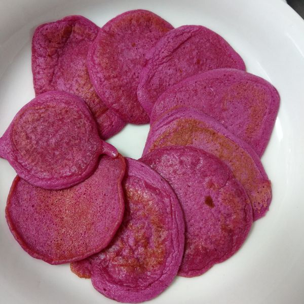 寶寶副食品-火龍果鬆餅：Cheng Joanne 一起做