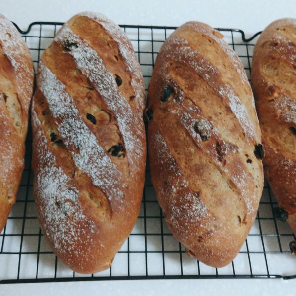 全麥葡萄乾核乾麵包 : 林佳慧一起做