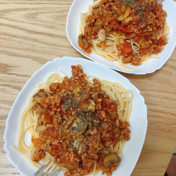 番茄肉醬義大利麵 : Cindy Yuan一起做
