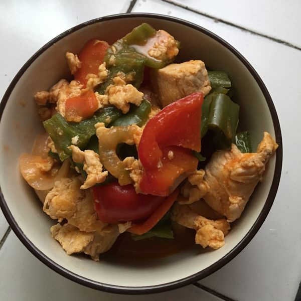 糖醋雞丁 : Ula Hsu一起做