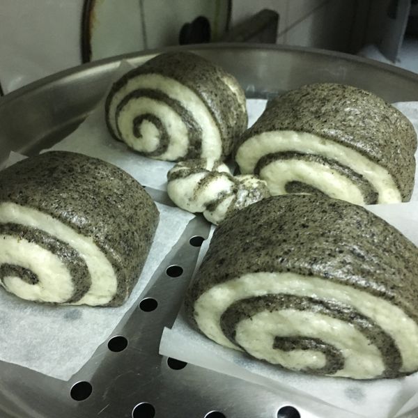 黑芝麻饅頭/寶寶饅頭 : 陳牛牛一起做