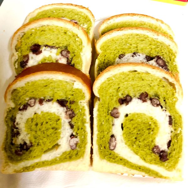 雙色抹茶吐司【麥典實作工坊麵包專用粉】 : Li Ling Wang一起做