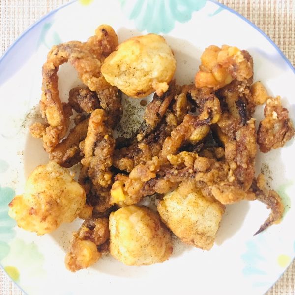 酥炸花枝·鹹酥花枝·炸透抽 : 艾米好吃一起做