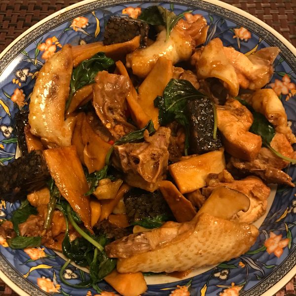 三杯菇菇雞-手繪食譜 : 陳芷淇一起做