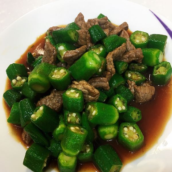 [矽谷美味人妻] 秋葵炒牛肉 : Denise Chen一起做