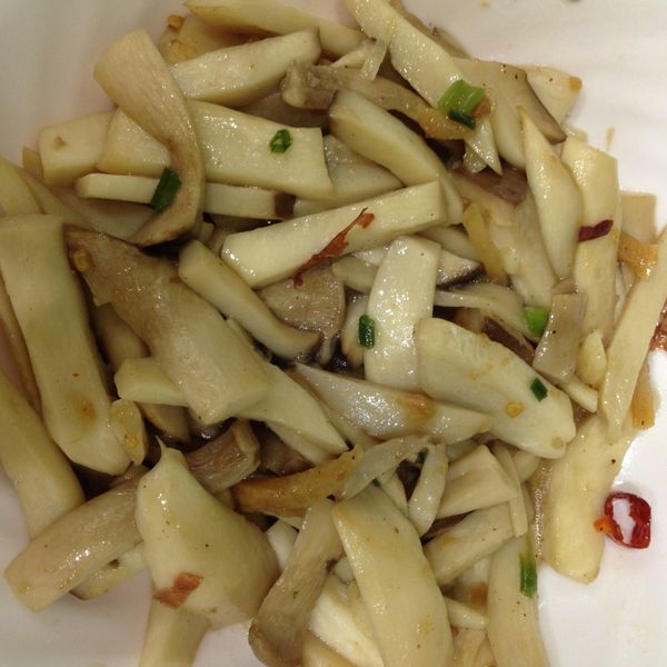 蔥爆杏鮑菇 : Annie一起做