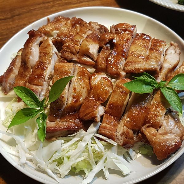 照燒雞腿排（快速版） : 小芳芳一起做