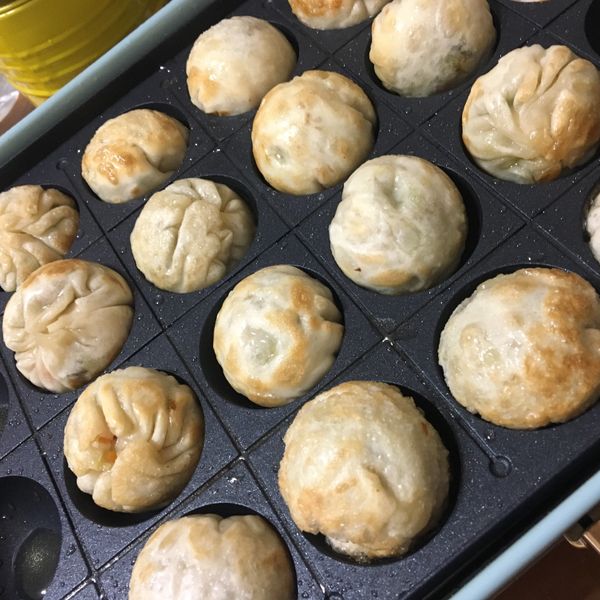 高麗菜水煎包 : W一起做