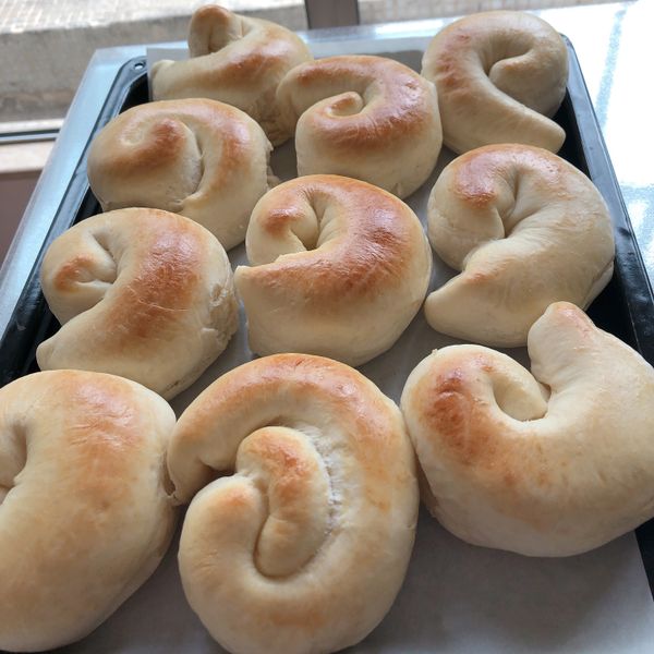 鹽可頌（海鹽奶油捲） : Lau Sandy一起做