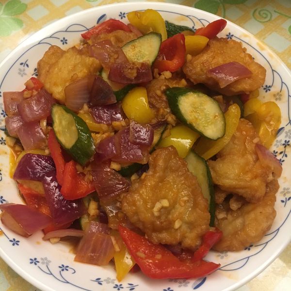 糖醋魚片:謝佳容 一起做