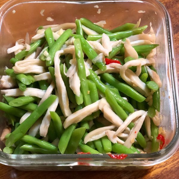 四季豆涼拌杏鮑菇:Yalin Pai 一起做