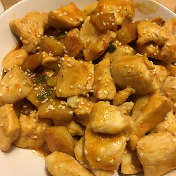 糖醋馬鈴薯雞丁 啵棒醬汁比例 : Tai-Yun Hsu一起做