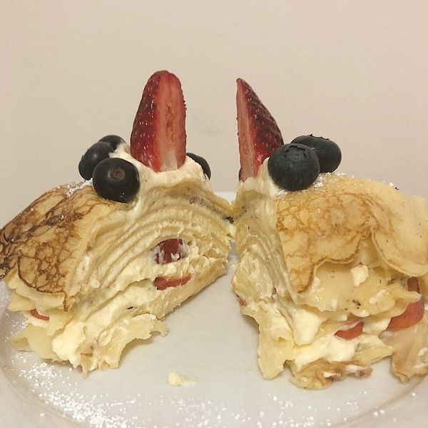 超華麗HARBS水果千層蛋糕:Youjia 一起做