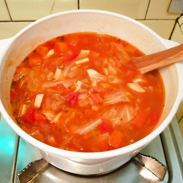 義式蕃茄牛肉蔬菜湯(一鍋到底真方便!):艾瑪*潘潘 一起做